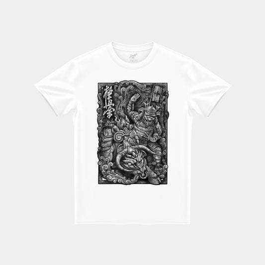 T-shirt "Demon Samurai" White