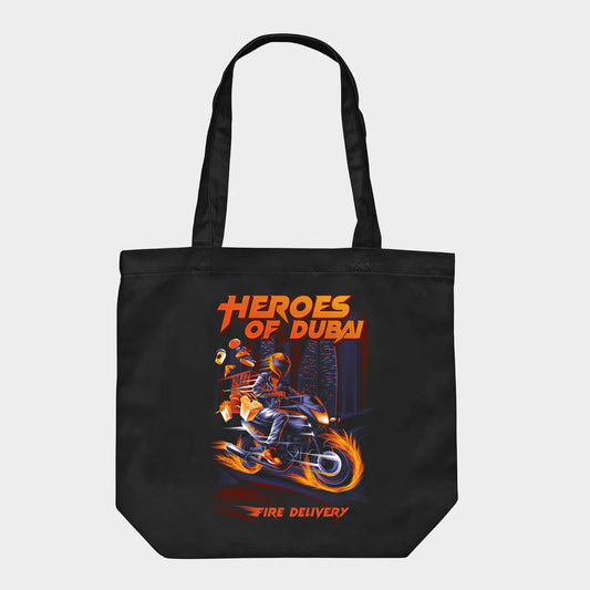 Recycled Tote Bag "Heroes of Dubai"